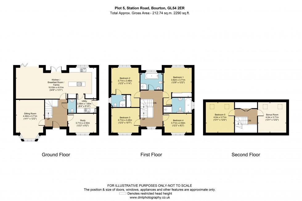 Floorplan for 3 Grove Court, Station Road, GL54