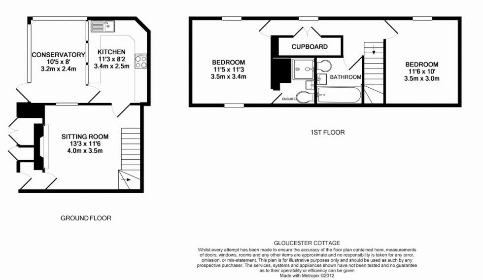 Floorplan for Old Town, Moreton-in-Marsh