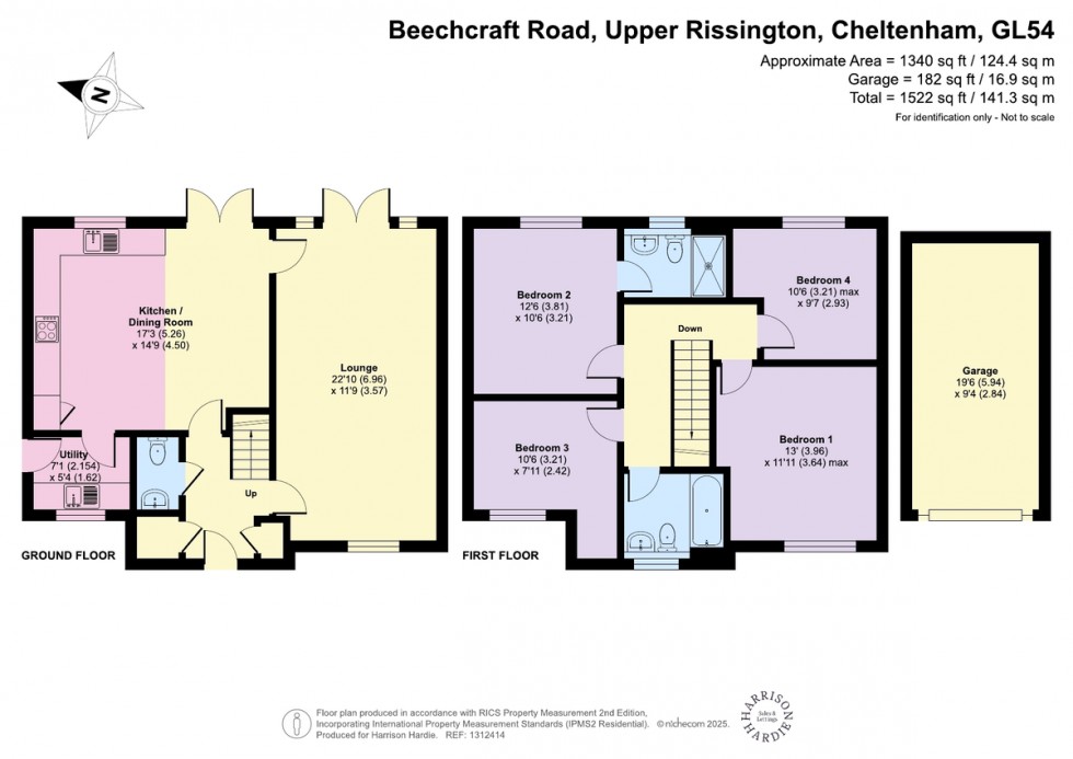 Floorplan for Beechcraft Road, Upper Rissington, Cheltenham