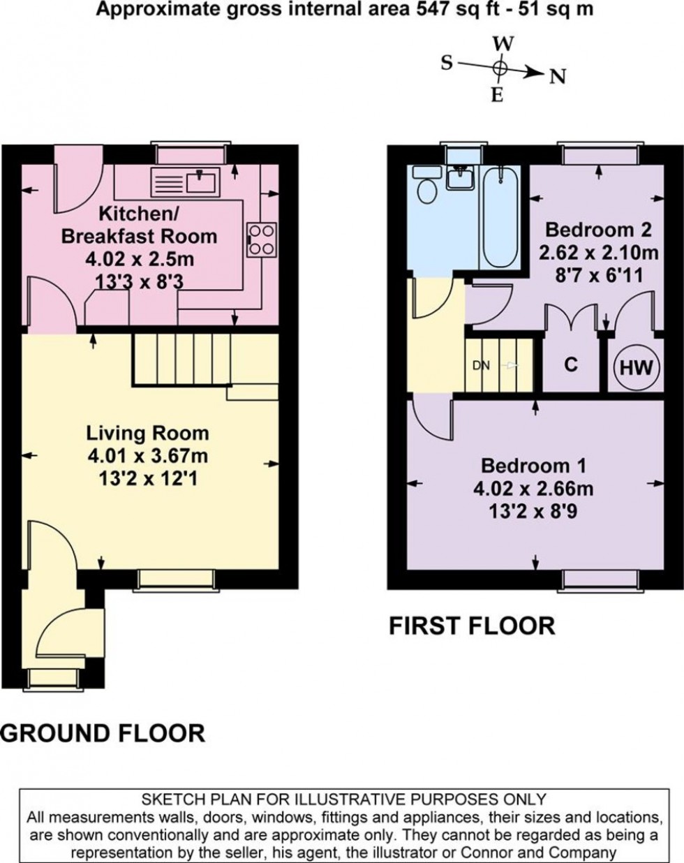 Floorplan for Graveney Road, Northleach