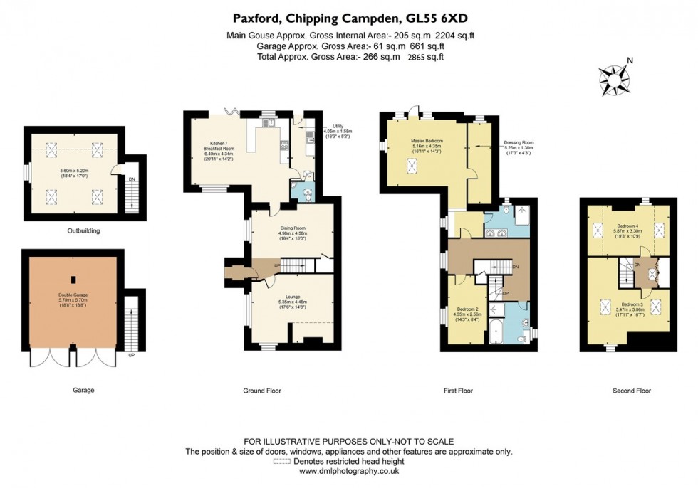 Floorplan for Paxford, Chipping Campden