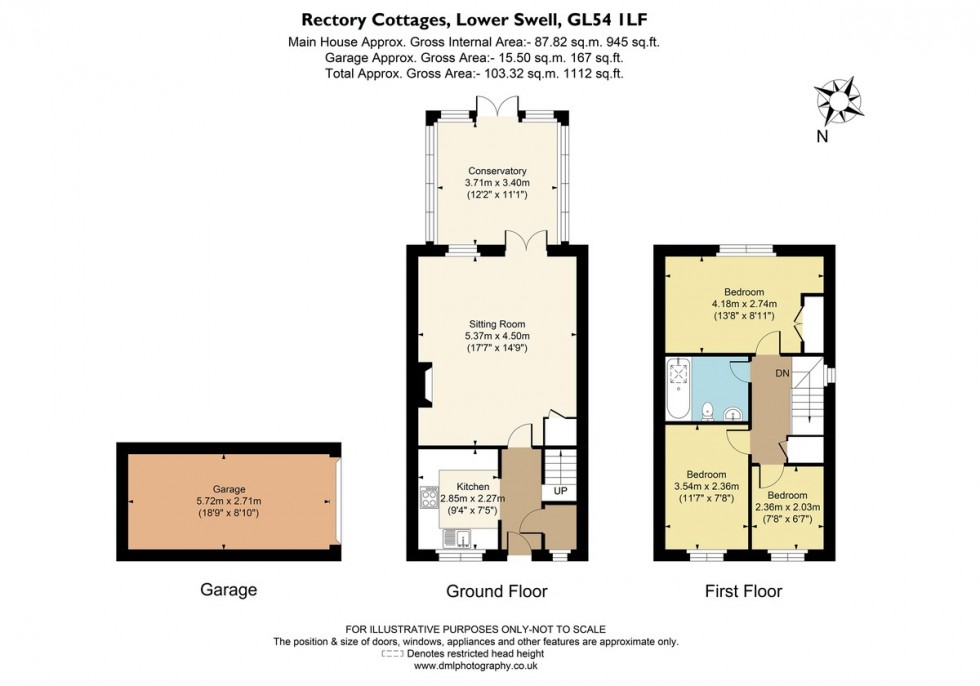 Floorplan for Lower Swell, Cheltenham