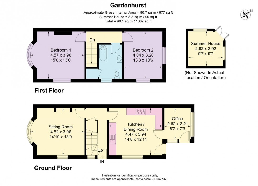 Floorplan for Hospital Road, Moreton in Marsh, Gloucestershire