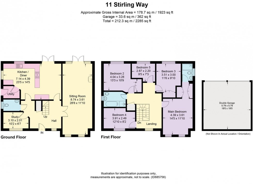 Floorplan for Stirling Way, Moreton in Marsh, Gloucestershire