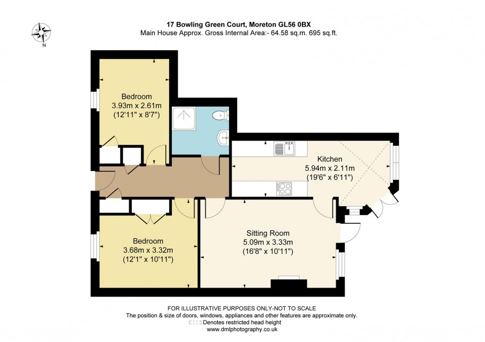 Floorplan for Hospital Road, Moreton-In-Marsh, Gloucestershire