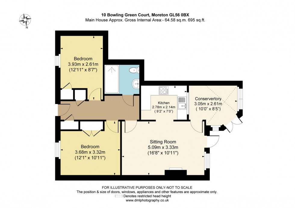 Floorplan for Hospital Road, Moreton in Marsh, Gloucestershire