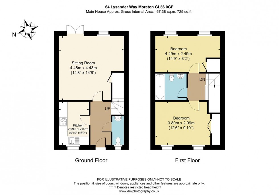 Floorplan for Lysander Way, Moreton in Marsh, Gloucestershire
