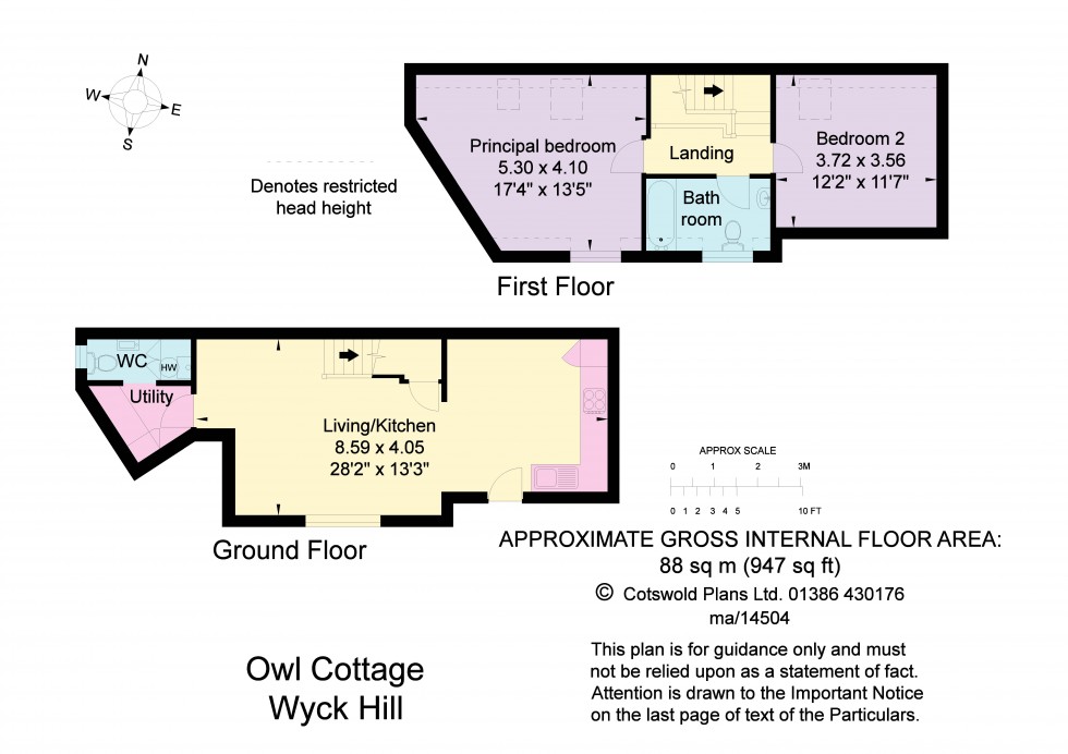 Floorplan for Wyck Hill, Stow On The Wold, GL54