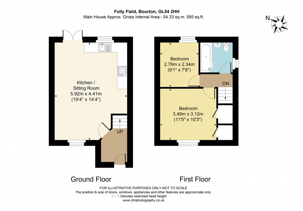 Floorplan for Folly Field, Bourton-On-The-Water, GL54