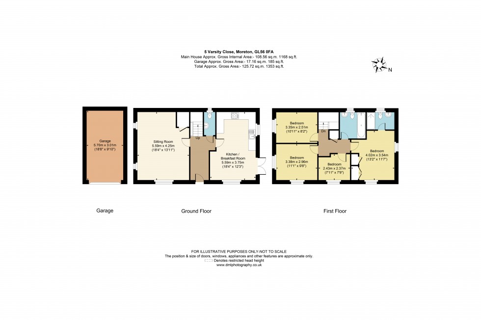 Floorplan for Varsity Close, Moreton-In-Marsh, GL56