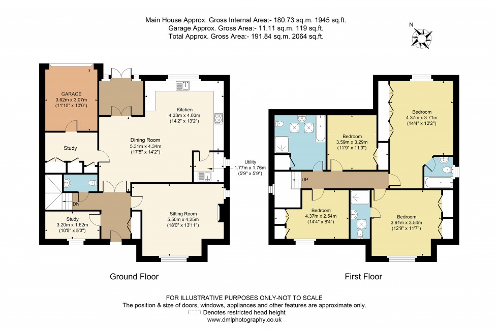 Floorplan for Copins Court, Bourton-On-The-Water, GL54