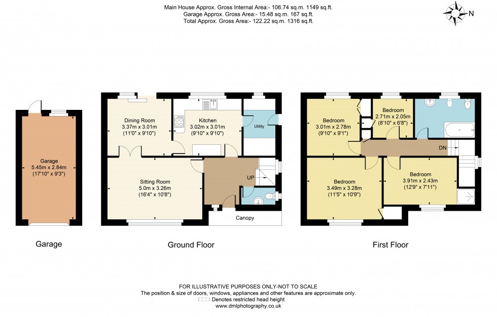 Floorplan for Mosedale, Moreton-In-Marsh, GL56