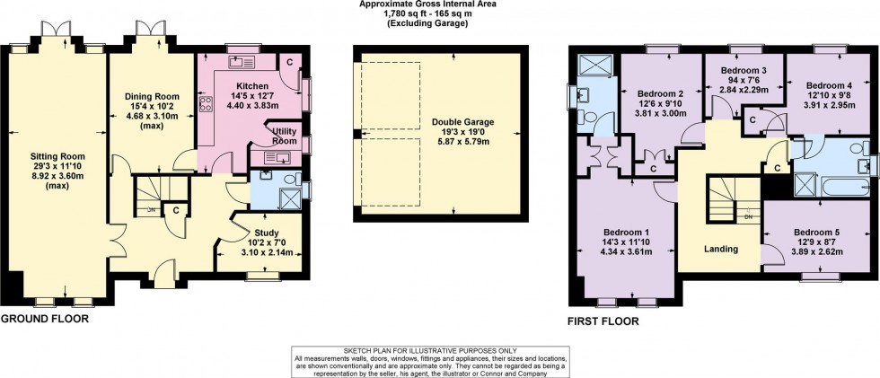 Floorplan for Summers Way, Moreton-In-Marsh, GL56