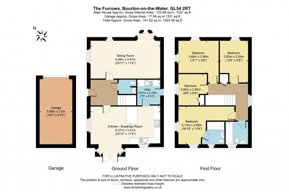 Floorplan for The Furrows, Bourton-On-The-Water, GL54