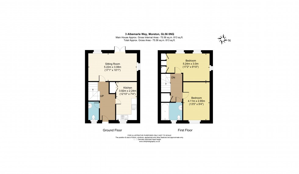 Floorplan for Albemarle Close, Moreton-In-Marsh, GL56
