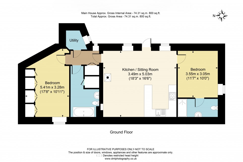 Floorplan for Evenlode Road, Moreton-In-Marsh, GL56