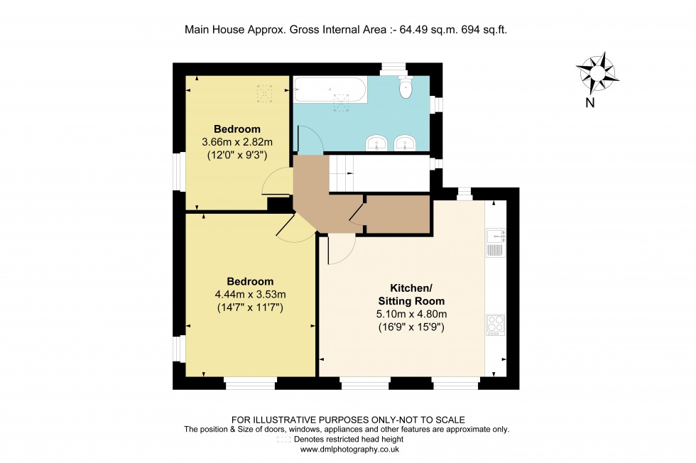 Floorplan for Rissington Road, Bourton On The Water, GL54