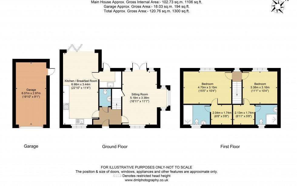 Floorplan for Hospital Road, Moreton-In-Marsh, GL56