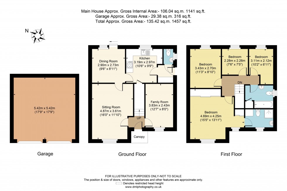 Floorplan for Croft Holm, Moreton-In-Marsh, GL56
