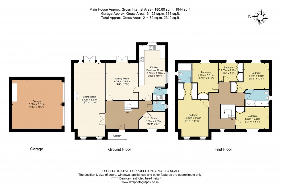 Floorplan for Stirling Way, Moreton-In-Marsh, GL56