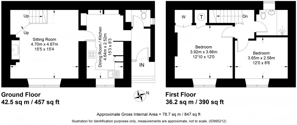 Floorplan for Rivington Glebe, Little Compton, GL56
