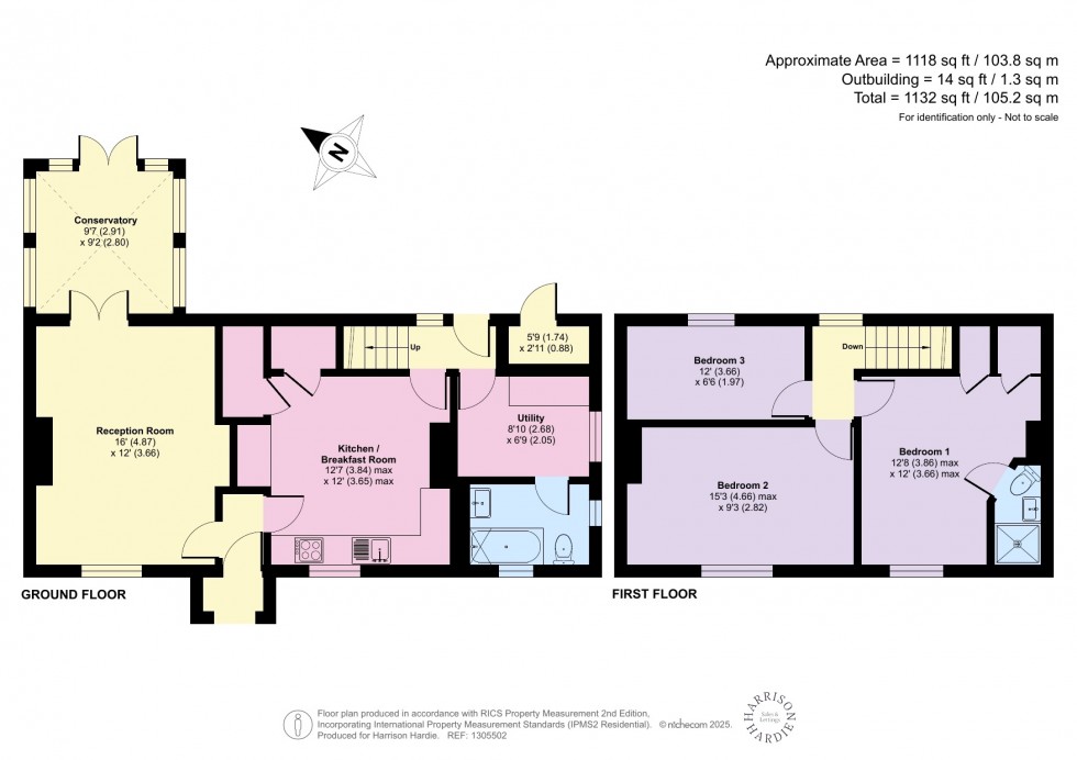 Floorplan for Turkdean, Cheltenham, GL54