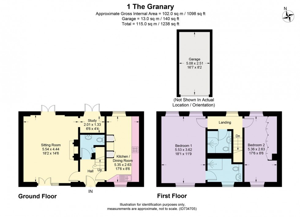 Floorplan for Northwick Park, Blockley, GL56