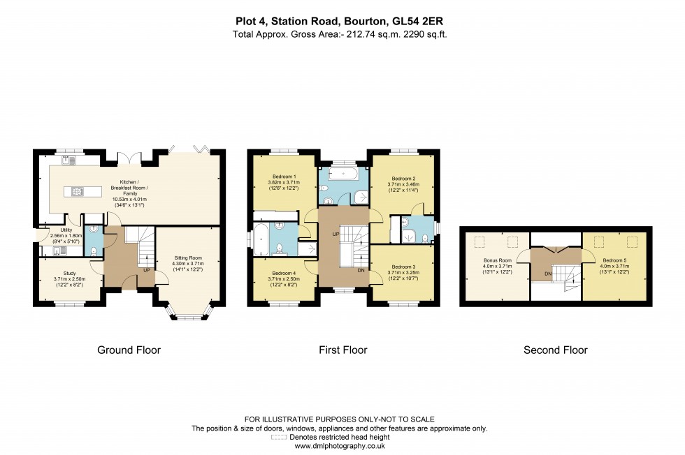Floorplan for 2 Grove Court, Station Road, GL54