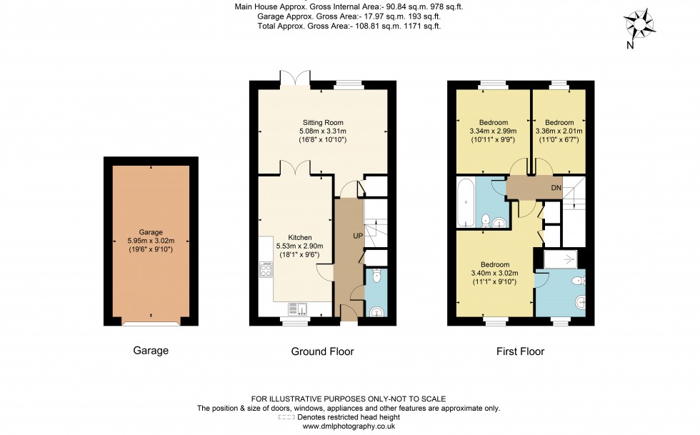 Floorplan for Wellesley Close, Moreton-In-Marsh, GL56